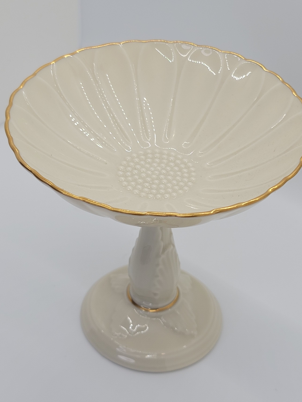 Gorgeous Vintage Lenox Charleston Collection Sunflower Compote Candy Dish